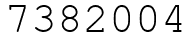 Число 7382004.