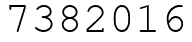 Число 7382016.