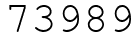 Число 73989.