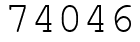 Число 74046.