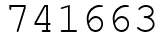 Число 741663.