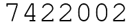 Число 7422002.
