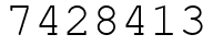 Число 7428413.
