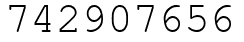 Число 742907656.