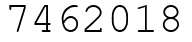 Число 7462018.