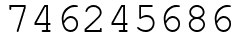 Число 746245686.