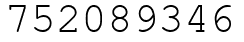 Число 752089346.
