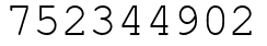 Число 752344902.