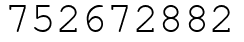 Число 752672882.