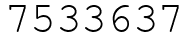 Число 7533637.
