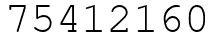 Число 75412160.