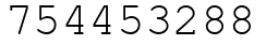 Число 754453288.