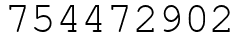 Число 754472902.
