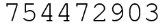 Число 754472903.