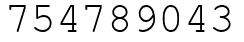 Число 754789043.