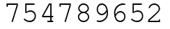Число 754789652.