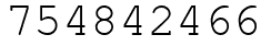 Число 754842466.