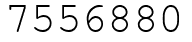 Число 7556880.