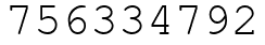 Число 756334792.