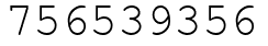 Число 756539356.