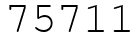 Число 75711.