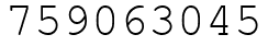 Число 759063045.