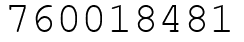 Число 760018481.