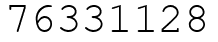 Число 76331128.