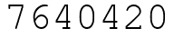 Число 7640420.