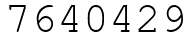 Число 7640429.