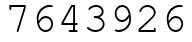 Число 7643926.