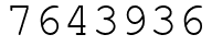 Число 7643936.