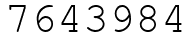 Число 7643984.