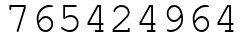 Число 765424964.
