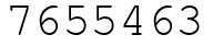Число 7655463.