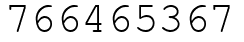 Число 766465367.