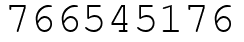 Число 766545176.