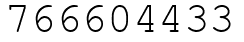 Число 766604433.