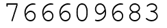 Число 766609683.