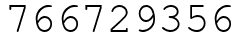 Число 766729356.