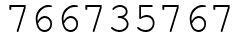 Число 766735767.