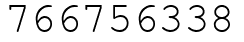 Число 766756338.