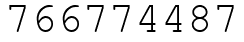 Число 766774487.