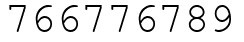 Число 766776789.