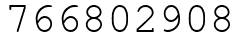 Число 766802908.