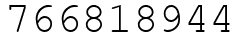 Число 766818944.