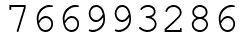 Число 766993286.
