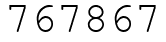 Число 767867.