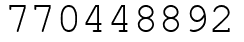 Число 770448892.