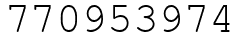 Число 770953974.